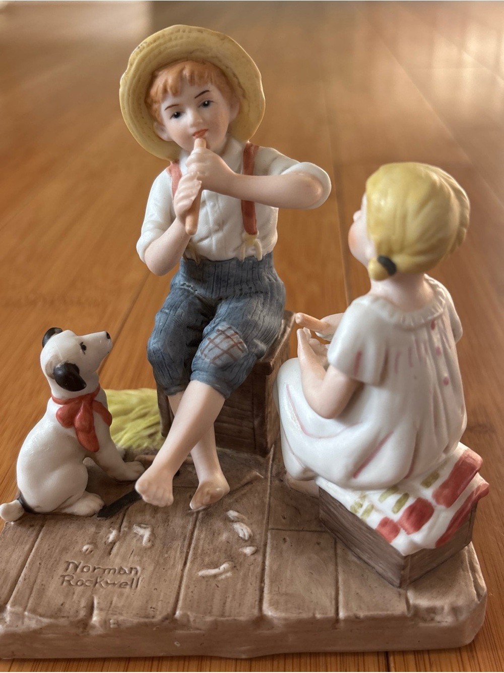 Bisque Porcelain “The Music Master” from the Norman Rockwell Collection